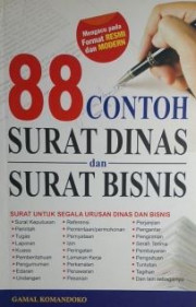 88 CONTOH SURAT DINAS DAN SURAT BISNIS