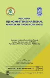 Image of PEDOMAN UJI KOMPETENSI NASIONAL PENDIDIKAN TINGGI VOKASI GIZI